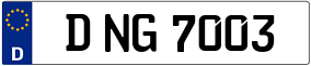 Truck License Plate